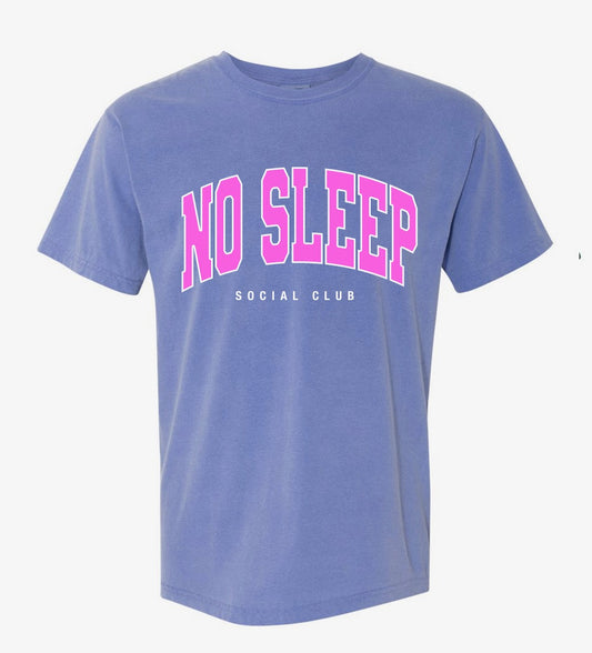 No Sleep Social Club Collegiate PURPLE