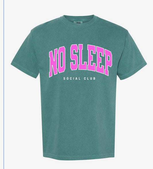 No Sleep Social Club Collegiate GREEN